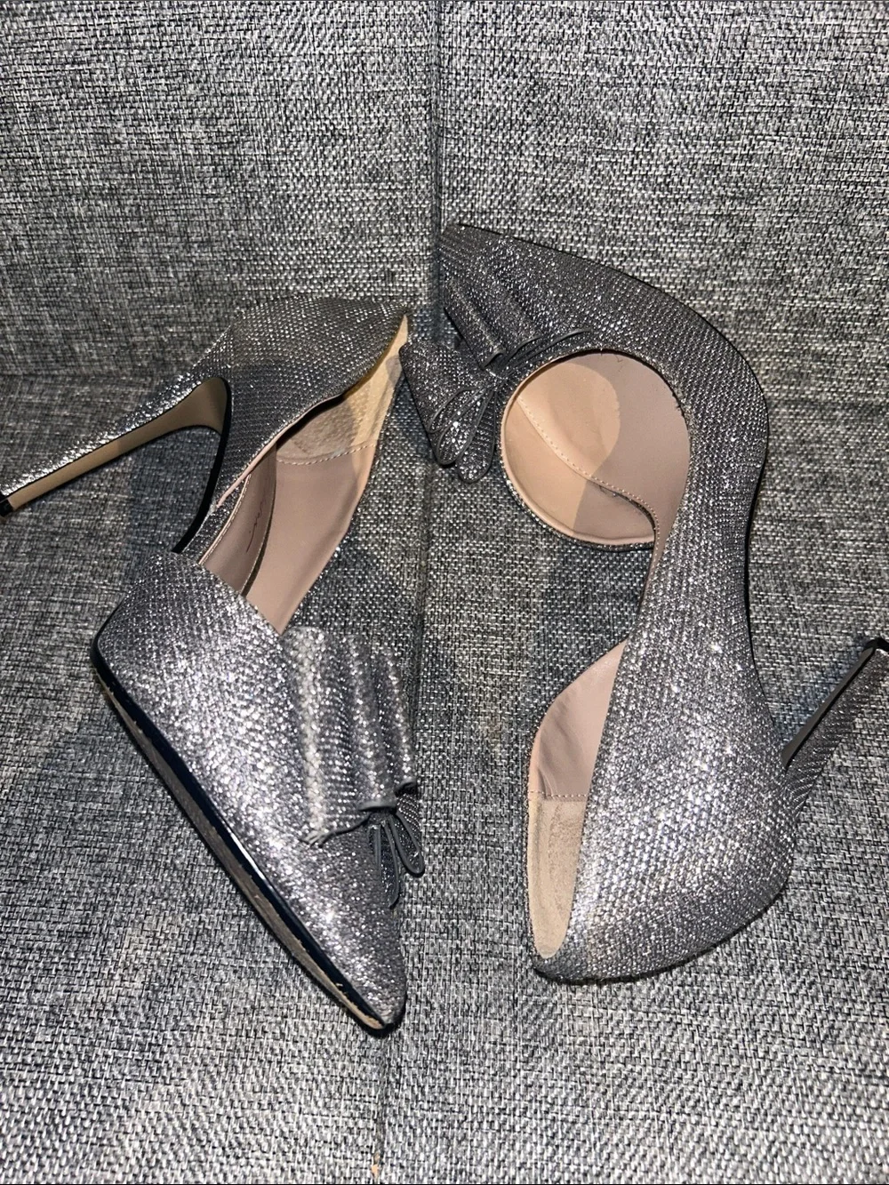 Betsey Johnson shimmery pointed